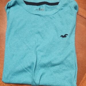 Hollister Teal T-Shirt